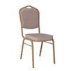 Стул Хит 20, велюр бежевый Реми 14, каркас золото муар