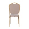 Стул Хит 20, велюр бежевый Реми 14, каркас золото муар