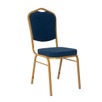 Стул Хит 20, велюр синий Реми 78, каркас золото