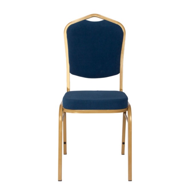 Стул Хит 20, велюр синий Реми 78, каркас золото