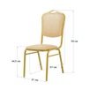 Стул Хит 20 Лайт, экокожа Galaxy cream, каркас золото