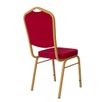 Стул Хит 20, велюр красный велютто 38, каркас золото