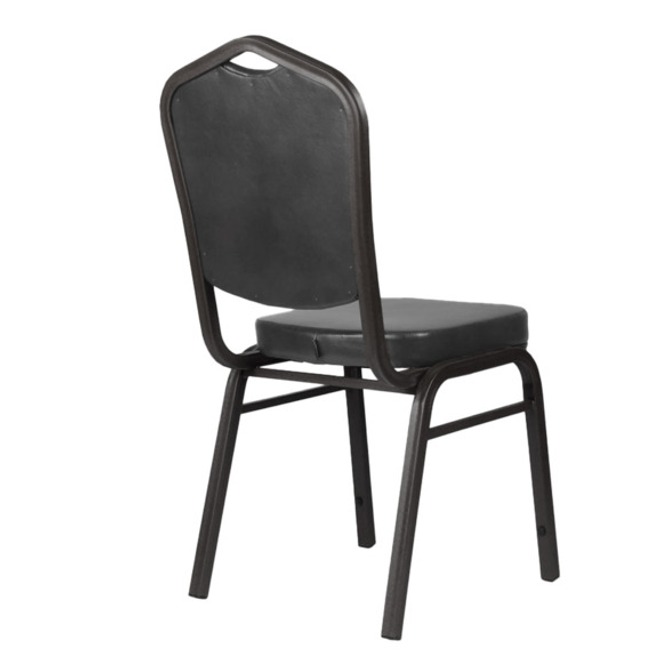 Стул Хит 25, кожзам Marvel Grey, каркас титан